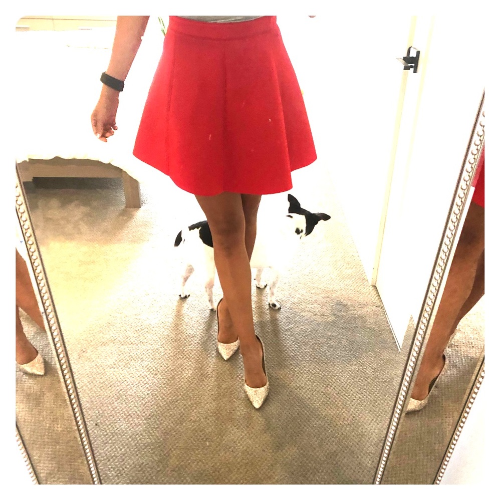sam.edelman holiday red skirt ❤️💃🏽 👠🌹